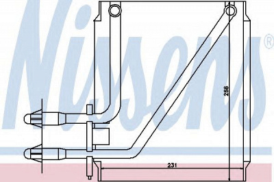 NISSENS 92218 -  Испаритель, кондиционер