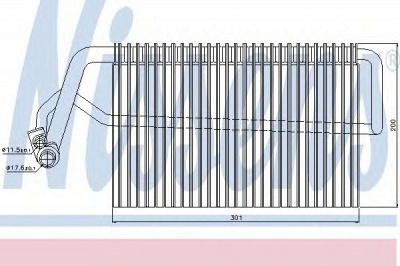 NISSENS 92221 -  Испаритель, кондиционер