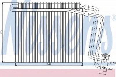 NISSENS 92248 -  Испаритель, кондиционер