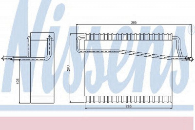 NISSENS 92271 -  Испаритель, кондиционер