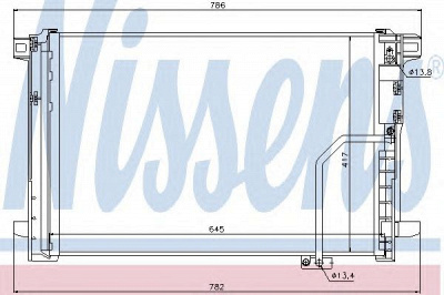 NISSENS 940035 -  Конденсатор, кондиционер