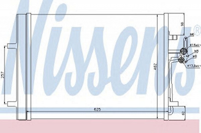 NISSENS 940044 -  Конденсатор, кондиционер
