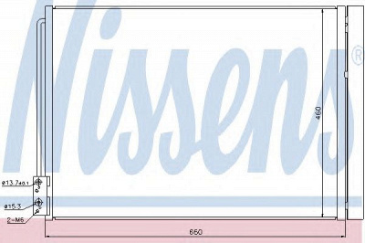 NISSENS 940110 -  Конденсатор, кондиционер