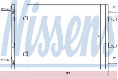 NISSENS 940147 -  Конденсатор, кондиционер