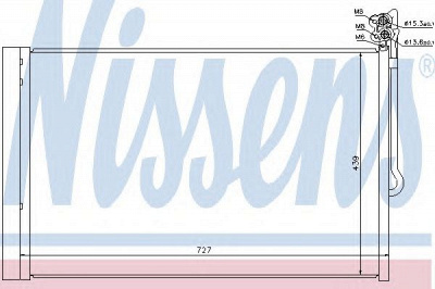 NISSENS 940157 -  Конденсатор, кондиционер