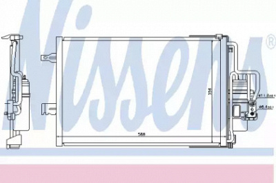 NISSENS 940177 -  Конденсатор, кондиционер