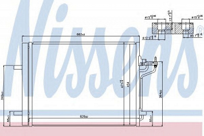 NISSENS 940183 -  Конденсатор, кондиционер