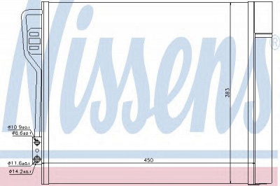 NISSENS 940185 -  Конденсатор, кондиционер
