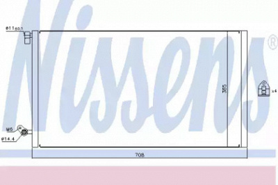 NISSENS 940187 -  Конденсатор, кондиционер