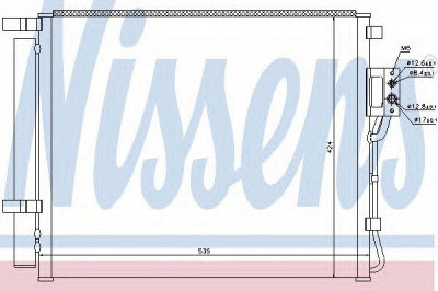 NISSENS 940209 -  Конденсатор, кондиционер