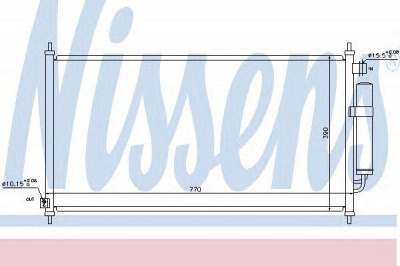 NISSENS 940237 -  Конденсатор, кондиционер