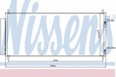 NISSENS 940240 -  Конденсатор, кондиционер