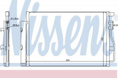 NISSENS 940246 -  Конденсатор, кондиционер