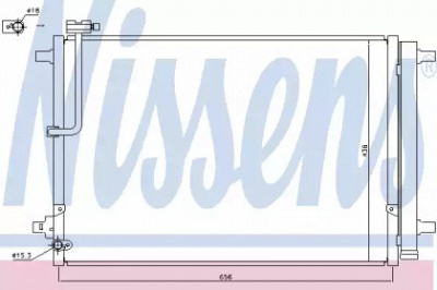 NISSENS 940329 -  Конденсатор, кондиционер
