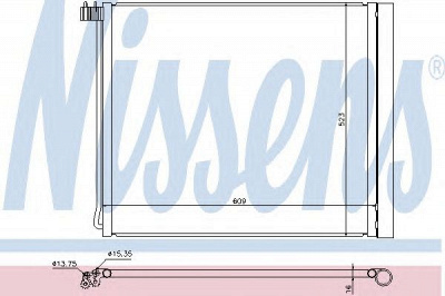NISSENS 940339 -  Конденсатор, кондиционер