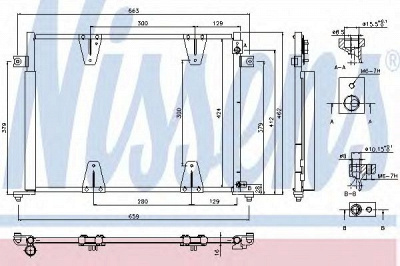 NISSENS 940373 -  Конденсатор, кондиционер