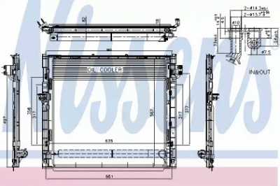 NISSENS 940394 -  Конденсатор, кондиционер