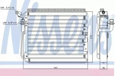 NISSENS 940551 -  Конденсатор, кондиционер