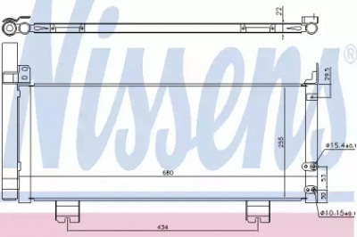 NISSENS 940571 -  Конденсатор, кондиционер