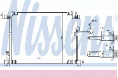 NISSENS 940616 -  Конденсатор, кондиционер