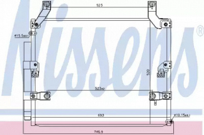 NISSENS 940618 -  Конденсатор, кондиционер
