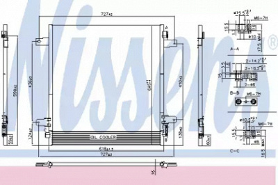 NISSENS 940619 -  Конденсатор, кондиционер