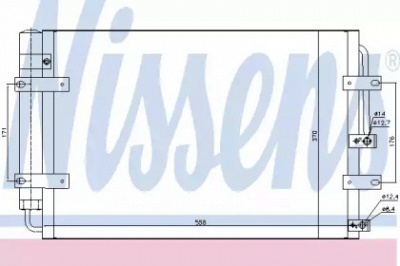 NISSENS 940631 -  Конденсатор, кондиционер