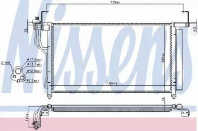 NISSENS 940632 -  Конденсатор, кондиционер