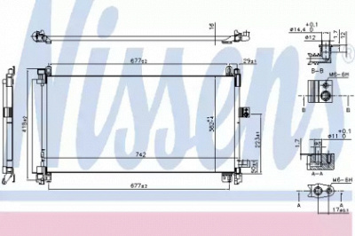 NISSENS 940656 -  Конденсатор, кондиционер
