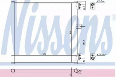 NISSENS 940704 -  Конденсатор, кондиционер