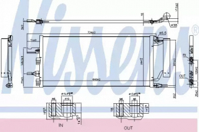 NISSENS 940759 - Конденсатор, кондиционер