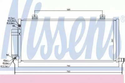 NISSENS 941029 - Конденсатор, кондиционер