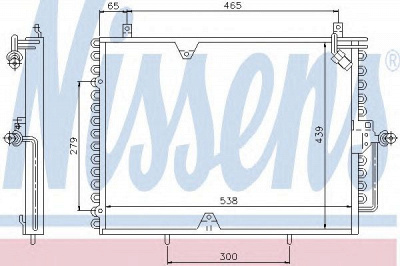 NISSENS 94162 -  Конденсатор, кондиционер