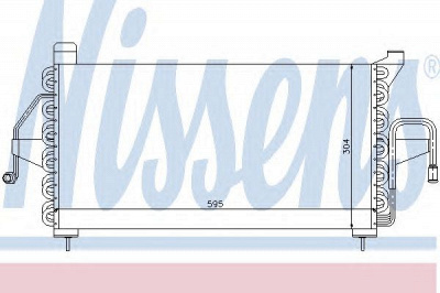 NISSENS 94436 -  Конденсатор, кондиционер
