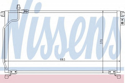 NISSENS 94501 -  Конденсатор, кондиционер