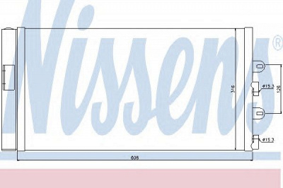NISSENS 94669 -  Конденсатор, кондиционер