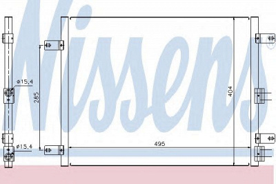 NISSENS 94779 -  Конденсатор, кондиционер