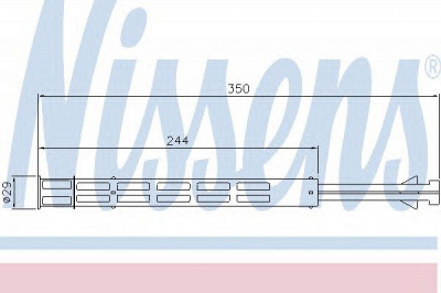 NISSENS 95502 -  Осушитель, кондиционер