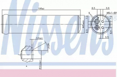 NISSENS 95569 -  Осушитель, кондиционер