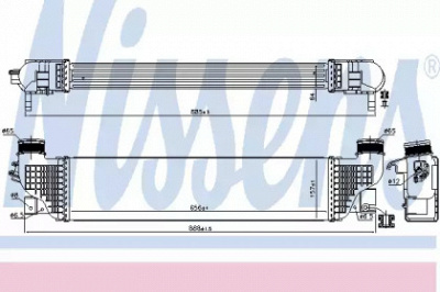 NISSENS 961428 - Интеркулер