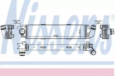 NISSENS 96149 -  Интеркулер