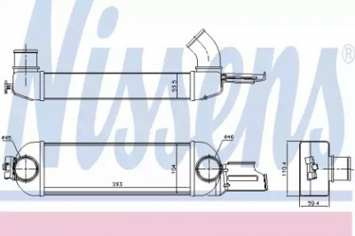 NISSENS 96179 -  Интеркулер