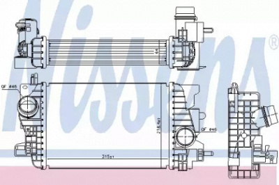NISSENS 96197 -  Интеркулер