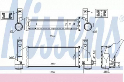 NISSENS 96219 -  Интеркулер