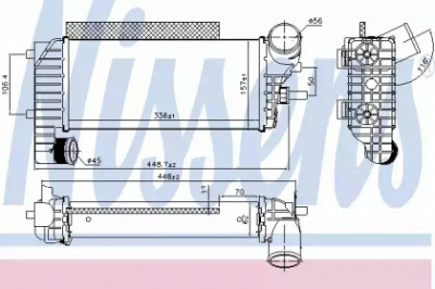 NISSENS 96251 -  Интеркулер