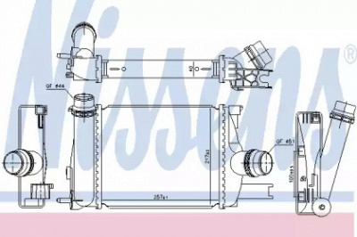 NISSENS 96328 -  Интеркулер