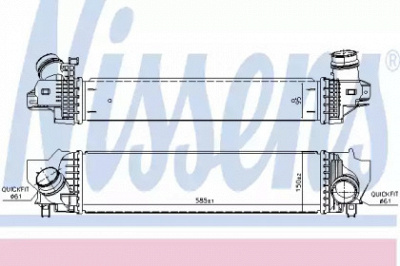 NISSENS 96377 -  Интеркулер