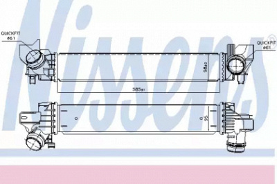 NISSENS 96378 -  Интеркулер