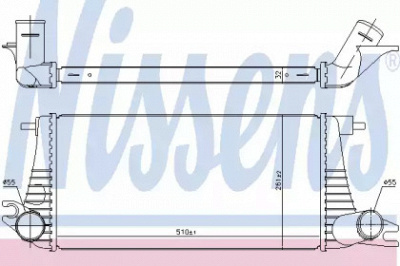 NISSENS 96393 -  Интеркулер