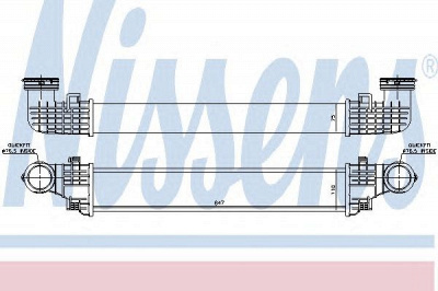 NISSENS 96434 -  Интеркулер